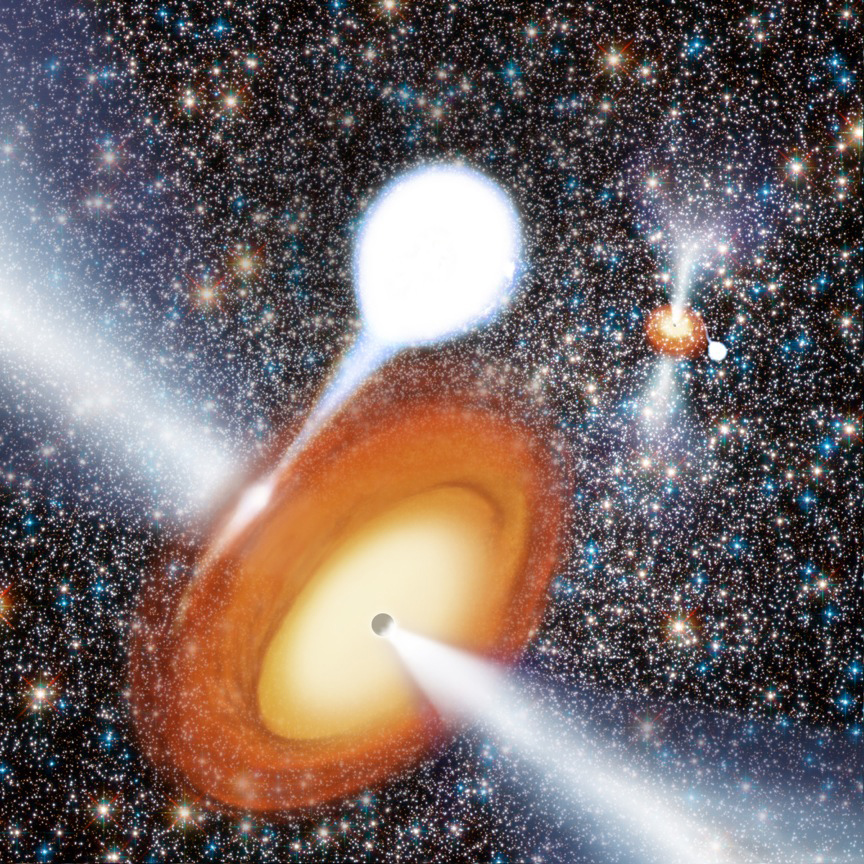 Pair of Black Holes in Star Cluster Surprises Scientists